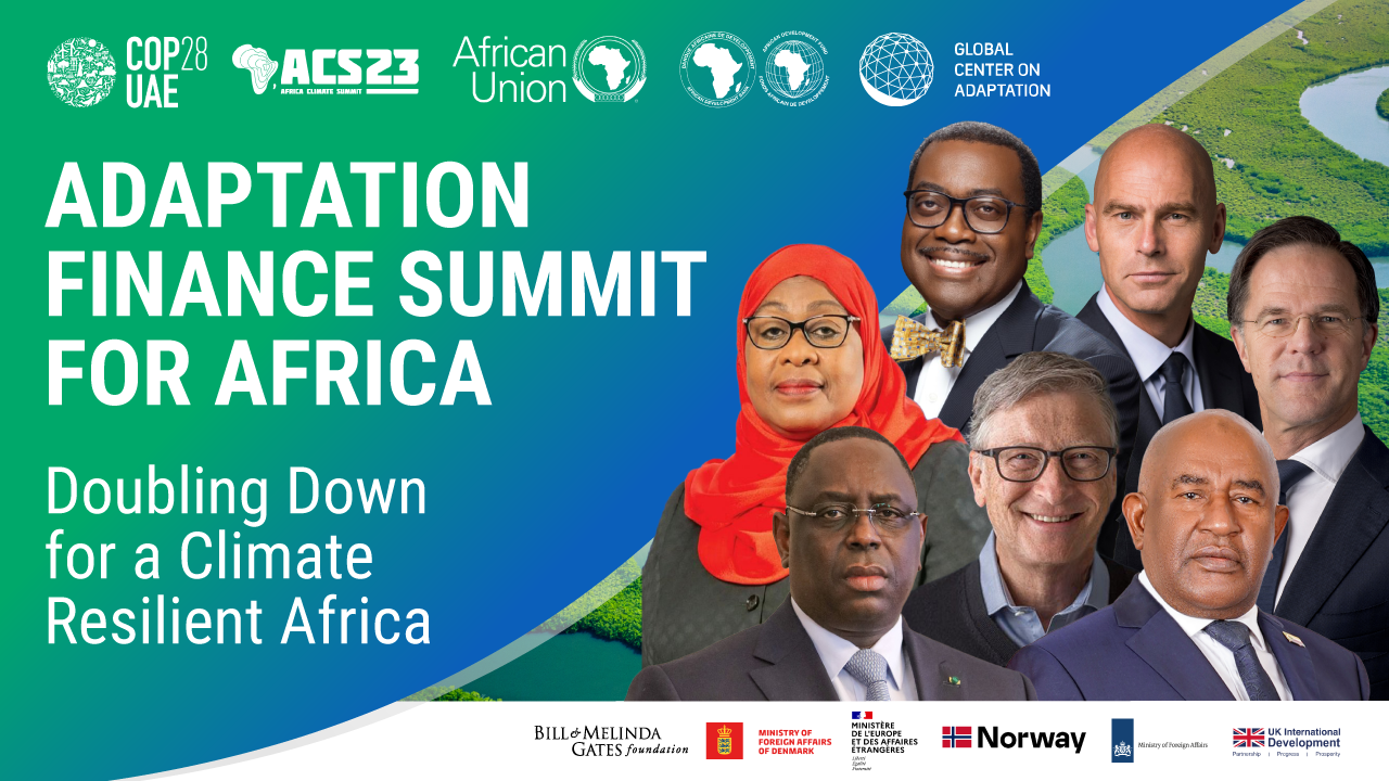 Highlights: Adaptation Finance Summit For Africa: Doubling Down For A ...