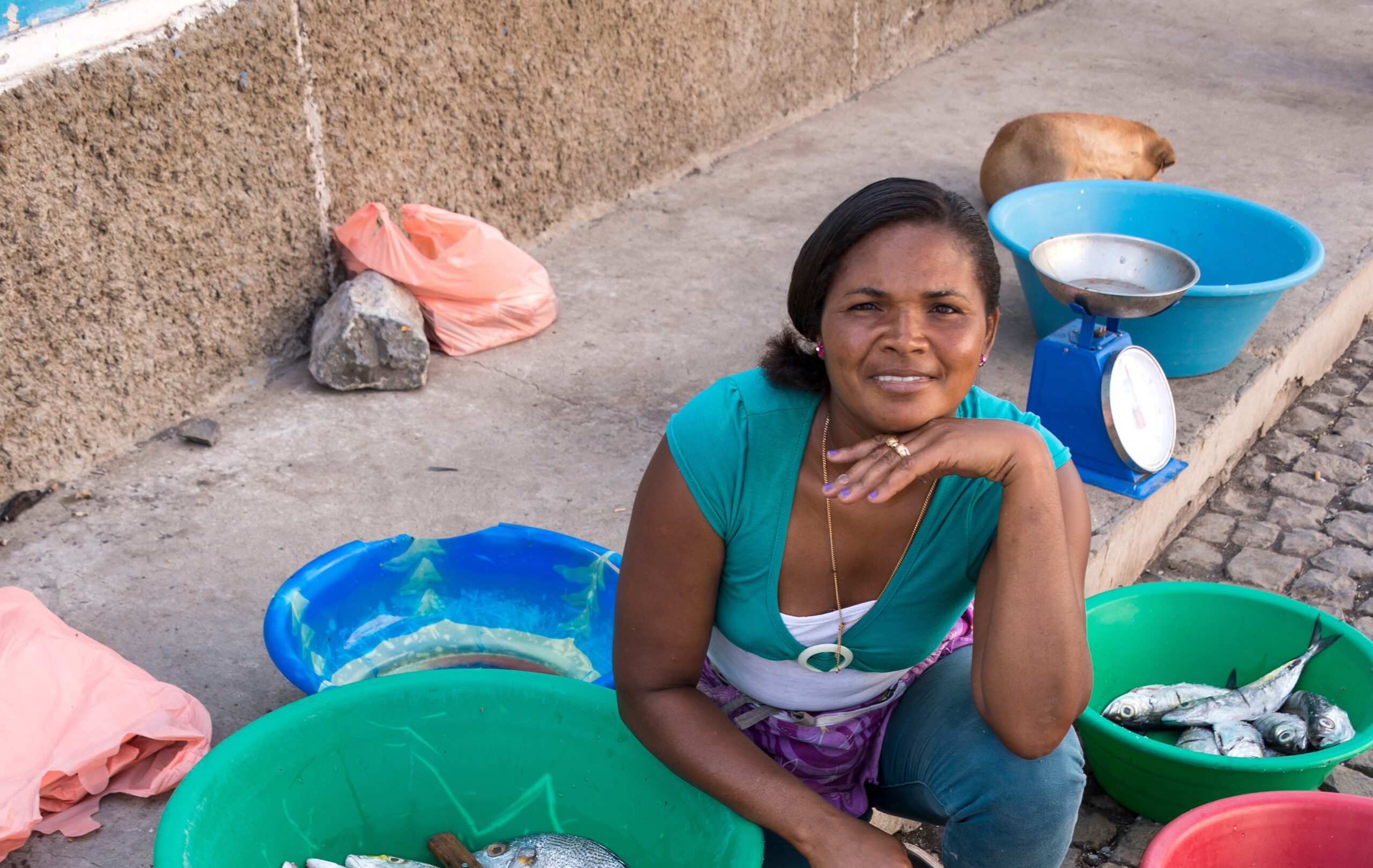 Santo,Antao,Island,,Cape,Verde,-,August,27,,2015:,Woman